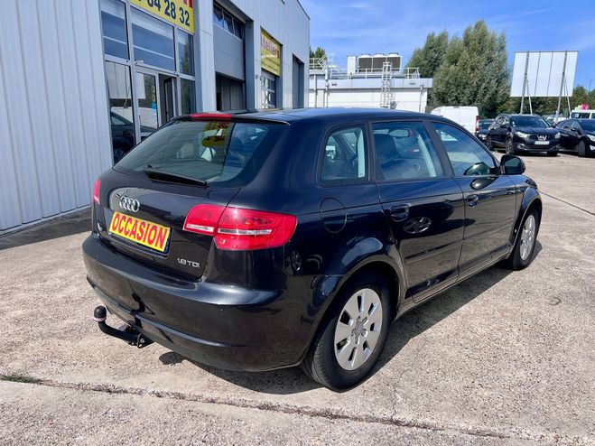 Audi A3 Sportback 1,6 TDI 105 CH CUIR Gris Anthracite de 2010