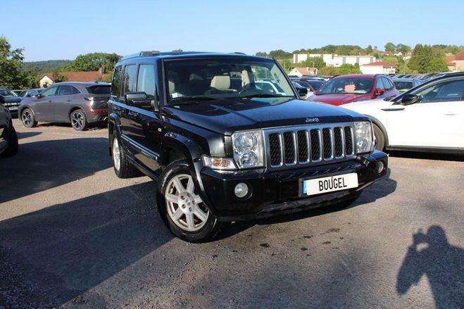 Jeep Commander 3.0 CRD OVERLAND 4X4 218 CH Noir Aventure de 2008