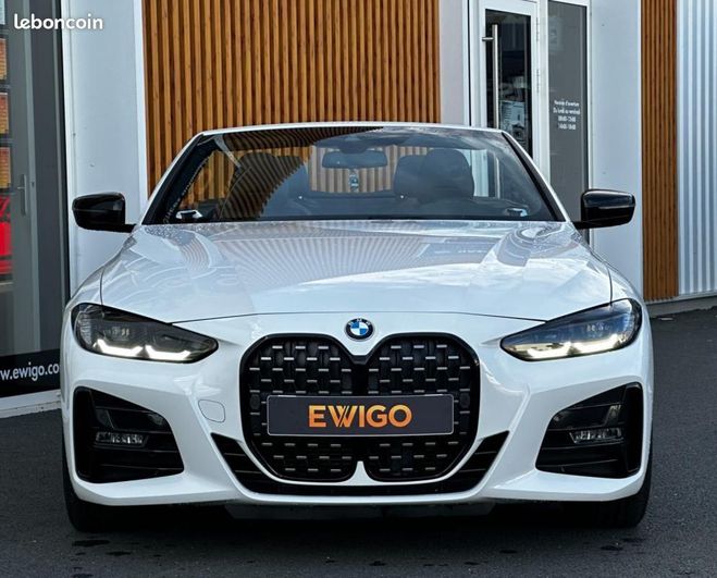 BMW Serie 4 CABRIOLET 3.0 430D 285 Cv M-SPORT BVA Blanc de 2022
