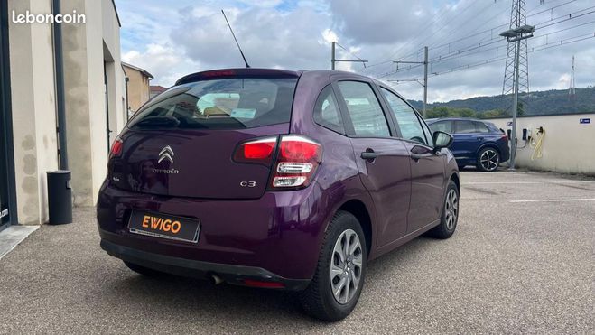 Citroen C3 GENERATION-II 1.0 70CH CONFORT Violet de 2015