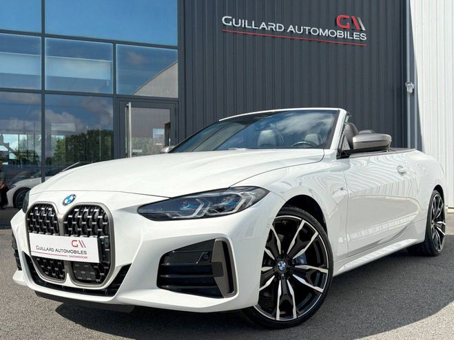 Cliquer pour voir la photo suivante BMW Serie 4 M440i XDRIVE 374ch CABRIOLET (G23) BVA8 Blanc de 2023