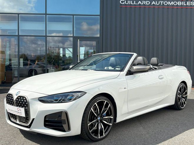 BMW Serie 4 M440i XDRIVE 374ch CABRIOLET (G23) BVA8 Blanc de 2023