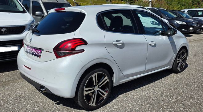 Peugeot 208 BLUEHDI 100CH GT LINE 2019 CUIR GPS CAME blanc nacr de 2019