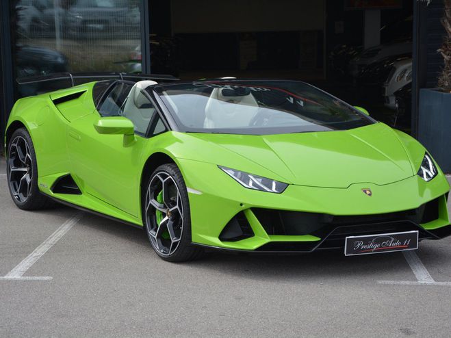 Lamborghini Huracan EVO LP 640-4 SPYDER LIFT LOA 3 213 Euros Noir de 2020
