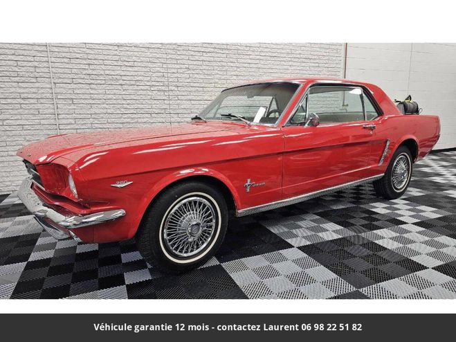 Ford Mustang 260 ci 1965 tout compris Rouge de 1965