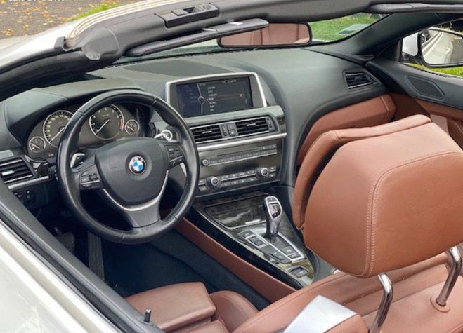 BMW Serie 6 BMW Serie 6 6 CABRIOLET EXCLUSIVE V8 407 CV Blanc de 2011