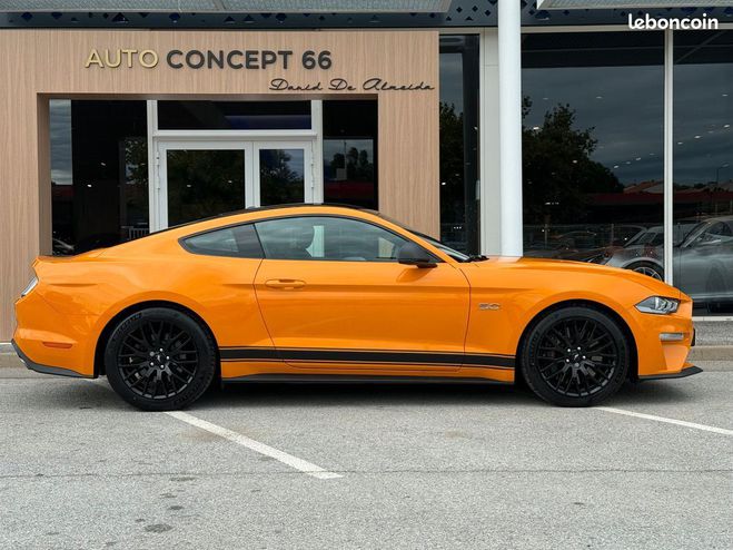 Ford Mustang FASTBACK 5.0 V8 450ch GT Orange de 2019