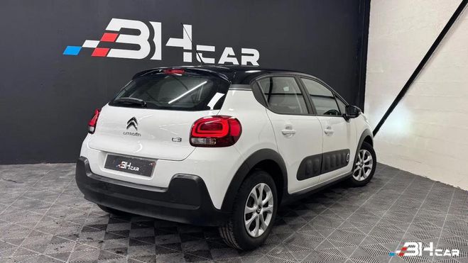 Citroen C3 GENERATION-II 1.2 PURETECH 80 CONFORT /  Blanc de 2018