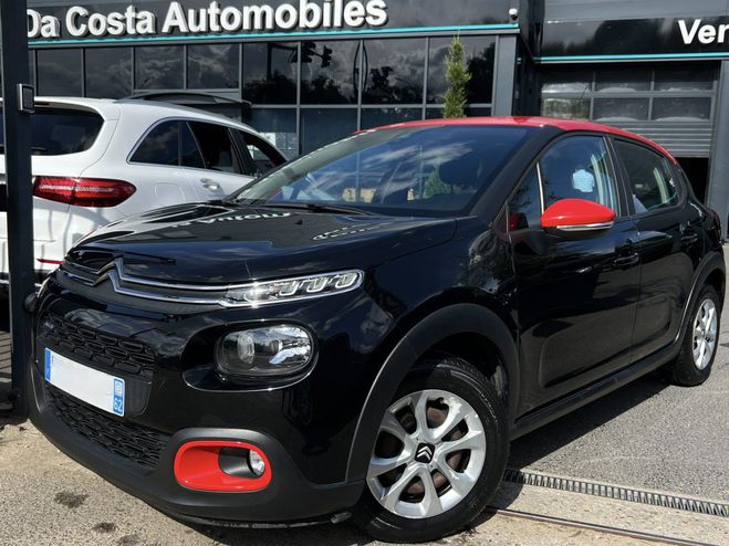 Citroen C3 III FEEL 1.2 82 Cv APPLE CARPLAY ECRAN T Noir de 2017