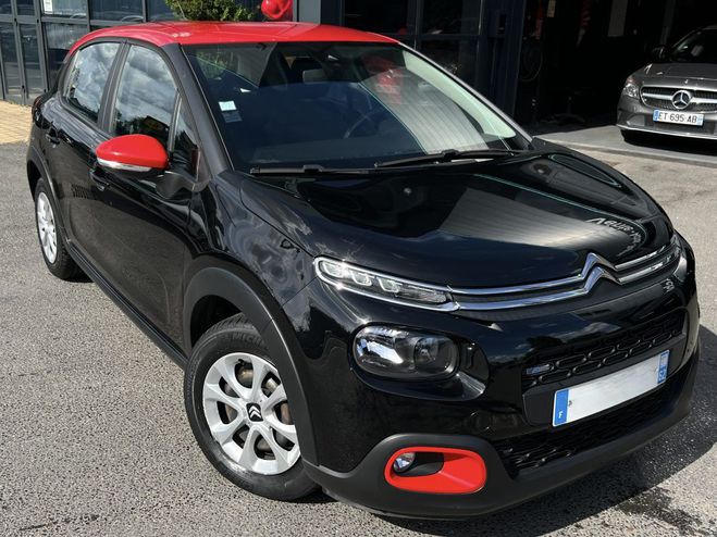 Citroen C3 III FEEL 1.2 82 Cv APPLE CARPLAY ECRAN T Noir de 2017