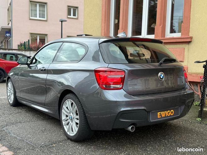 BMW Serie 1 2.0 120 D 185 PACK M-BVA-RADAR DE RECUL- Gris de 2014