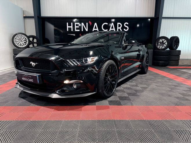 Ford Mustang (6) Convertible V8 BVM6 GT Noir de 2017