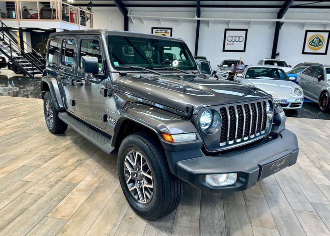 Jeep Wrangler IV 2.0 T 380 4XE Sahara 4WD 1 Main FR b Gris Mtallis de 2021