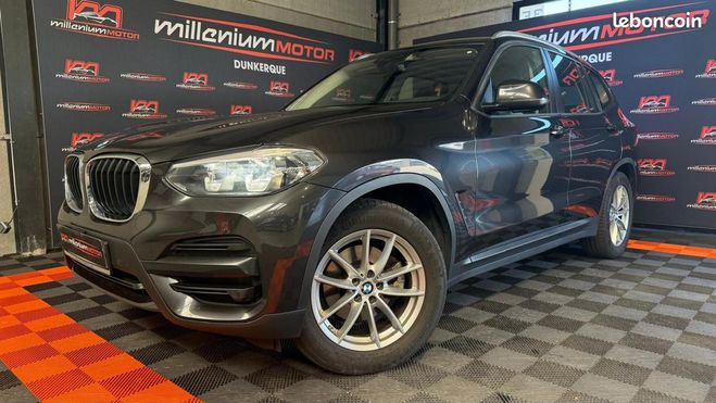 BMW X3 lounge xdrive 20d 190 cv bva 8 garantie  Noir de 2020