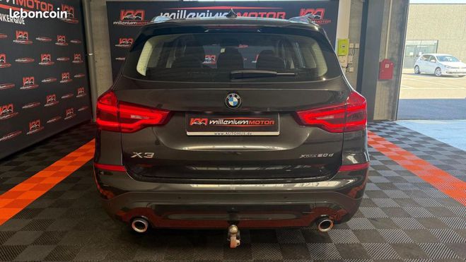 BMW X3 lounge xdrive 20d 190 cv bva 8 garantie  Noir de 2020