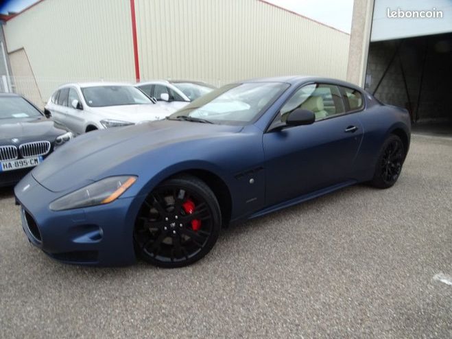 Maserati Gran Turismo 4.7 S BVR F1- Carnet + Factures Lyon Bleu de 2009