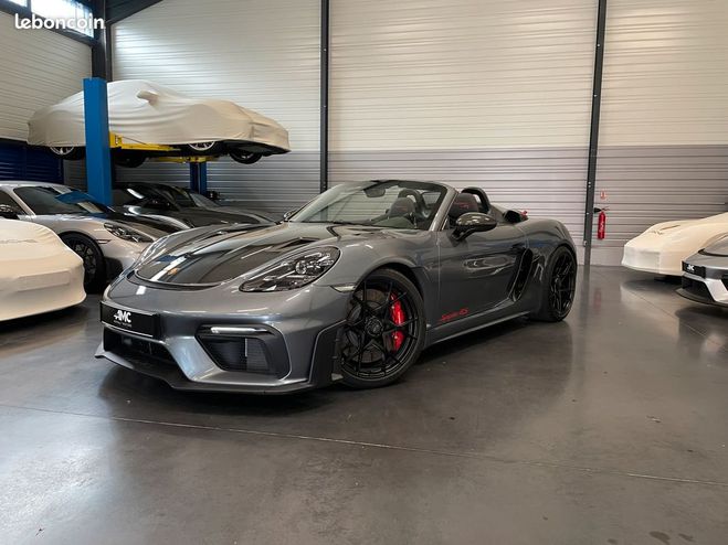 Porsche 718 Spyder RS Pack Weissach 2400 km TVA Appa Gris de 2024