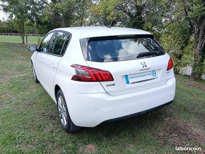 Peugeot 308 HDi 100cv Active Business 1re Main Gara Blanc de 2019