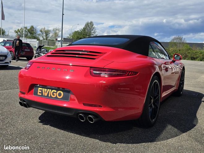 Porsche 911 (991) 3.8 400ch CARRERA S PDK-PSE-CHRONO Rouge de 2013