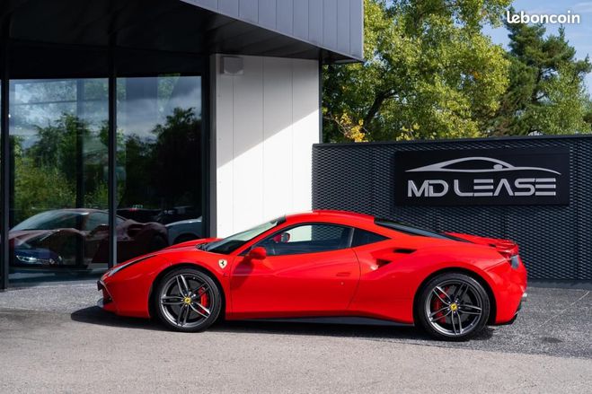 Ferrari 488 Ferrari 488 GTB 4.0 V8 670ch Leasing 1 499 Euros- Mo Rouge de 2016
