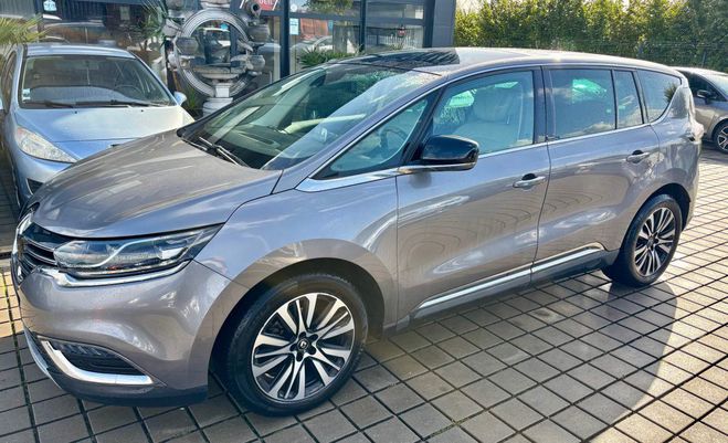 Renault Espace 5 1.6L DCI 160CH ENERGY TWIN INITALE PAR Gris Clair Mtallis de 2016
