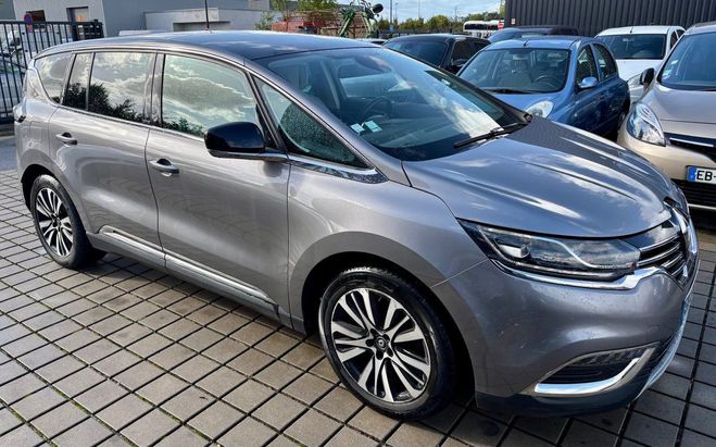 Renault Espace 5 1.6L DCI 160CH ENERGY TWIN INITALE PAR Gris Clair Mtallis de 2016