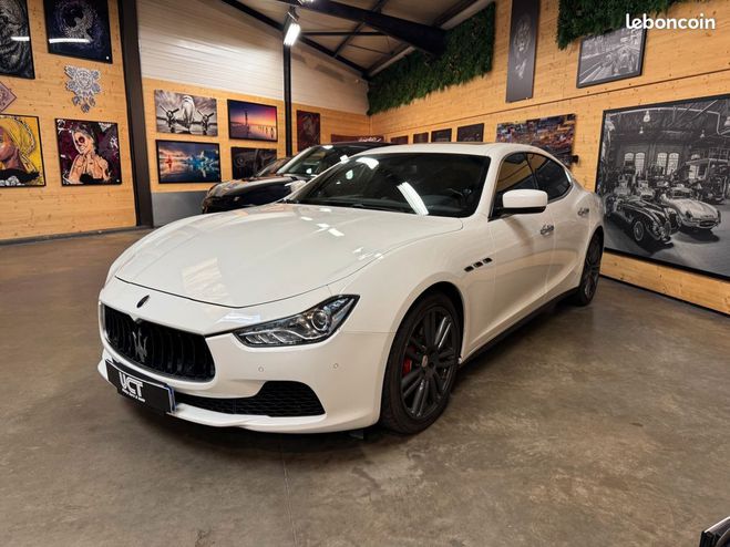 Maserati Ghibli V6 330cv Blanc de 2015