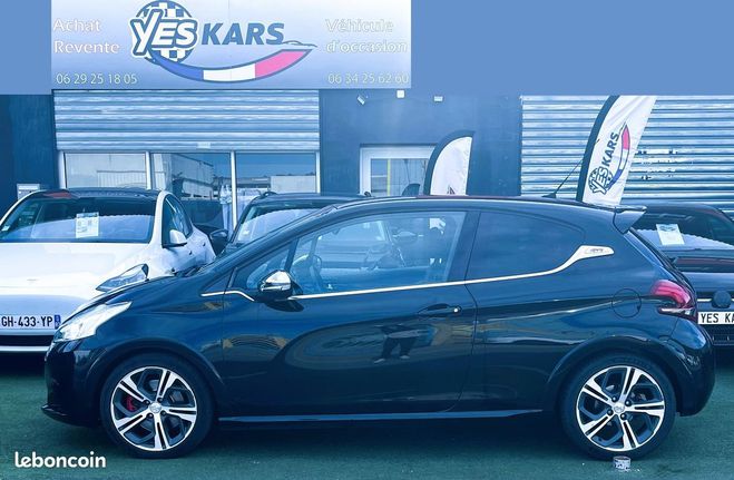 Peugeot 208 1.6 THP 200ch GTI 3p-CARNET A JOUR-MOTEU Noir de 2015
