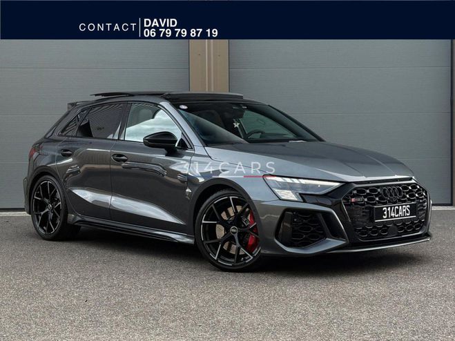 Audi RS3 SPORTBACK Quattro 2.5 TFSI 400 - Full op GRIS FONCE de 2023