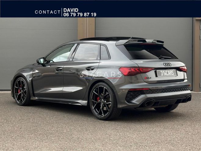 Audi RS3 SPORTBACK Quattro 2.5 TFSI 400 - Full op GRIS FONCE de 2023