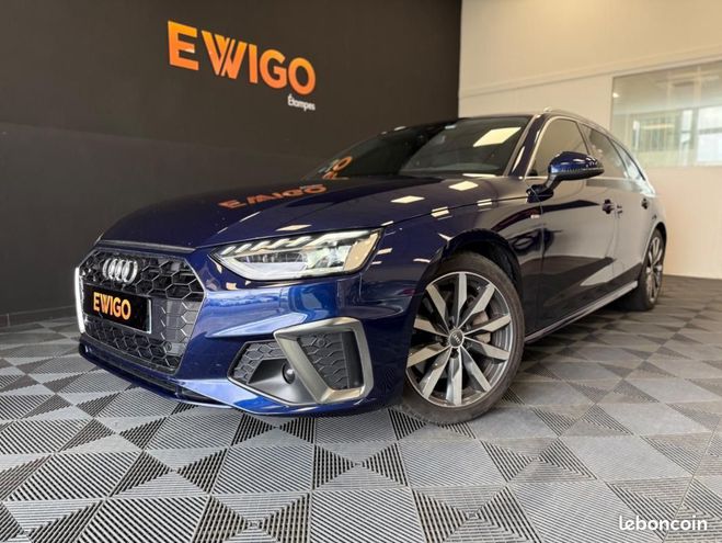 Audi A4 Avant 45 TDI 3.0l V6 231ch S-Line QUATTR Bleu de 2020