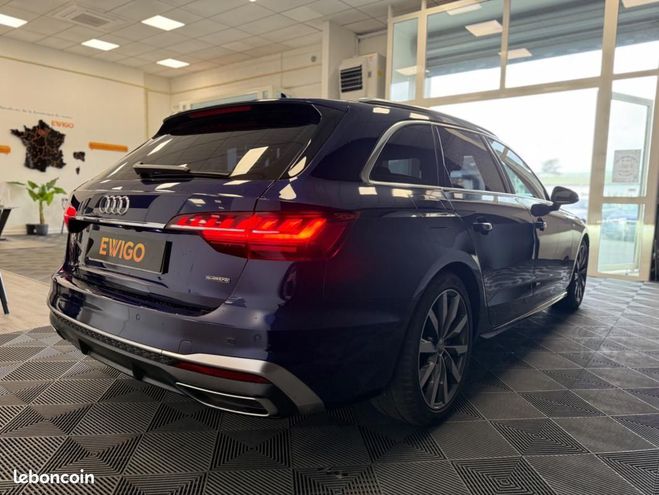 Audi A4 Avant 45 TDI 3.0l V6 231ch S-Line QUATTR Bleu de 2020