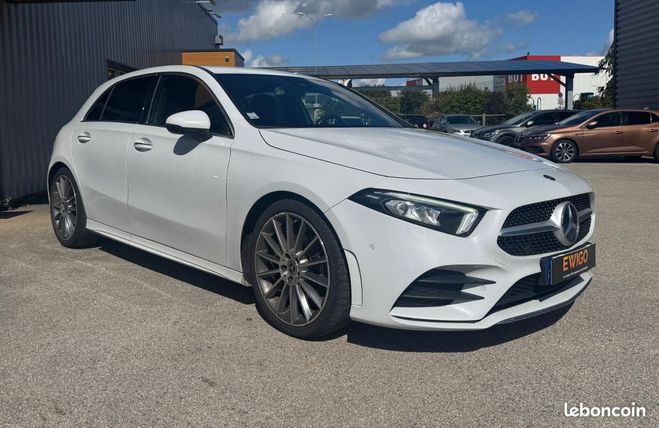 Mercedes Classe A 1.3 200 165ch AMG LINE 7G-DCT BVA Blanc de 2020