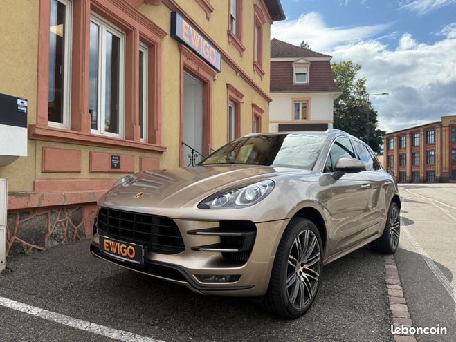 Porsche Macan TURBO-3.6 V6-BVA-PACK SPORT CHRONO-GARAN Beige de 2014