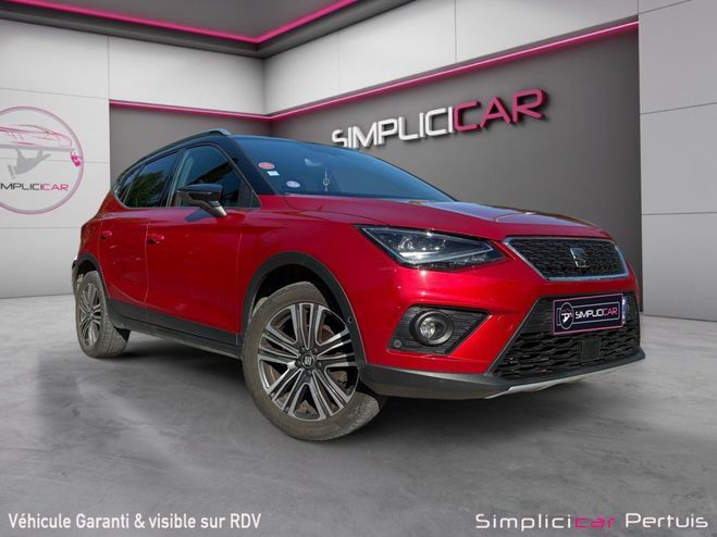 Seat Arona 1.0 EcoTSI 115 ch Start/Stop DSG7 Xcelle Rouge Noir de 2019