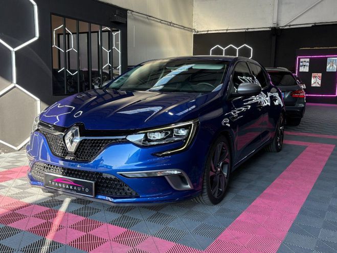 Renault Megane IV BERLINE GT 205 ch TCe Entretiens full Bleu de 2018