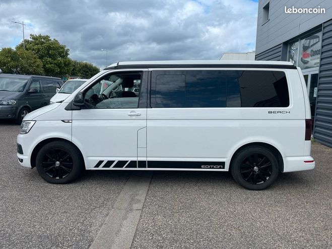 Volkswagen California VW T6 BEACH EDITION 2.0L TDi 150Ch 120mk Blanc de 2017