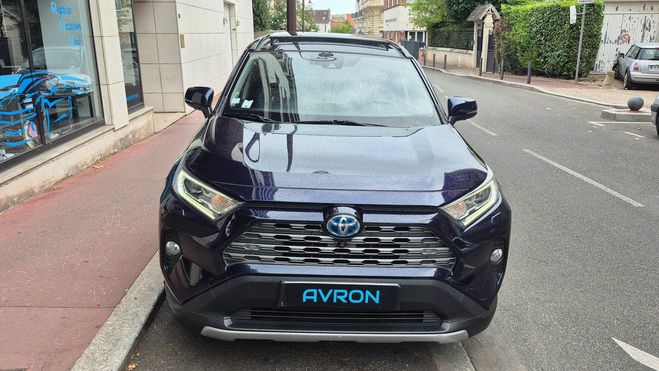 Toyota RAV 4 V 2.5 218 HYBRIDE 2WD LOUNGE Bleu Fonc Mtallis de 2019