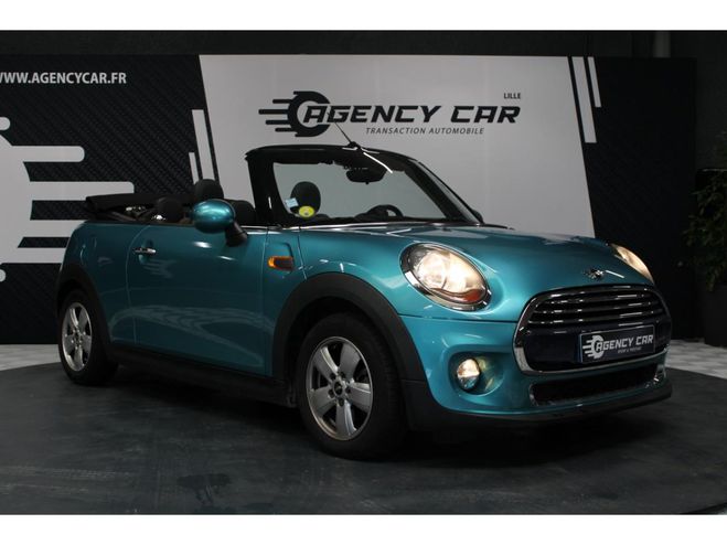 Mini Cabrio Cabriolet 1.5D 116 BVA 1ere Main Suivi Turquoise de 2016