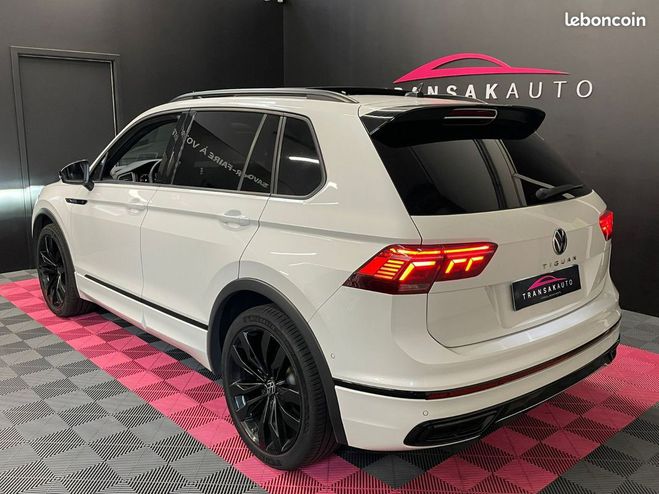 Volkswagen Tiguan 2.0 TDI 150 DSG7 Black R-Line TOIT OUVRA Blanc de 2021