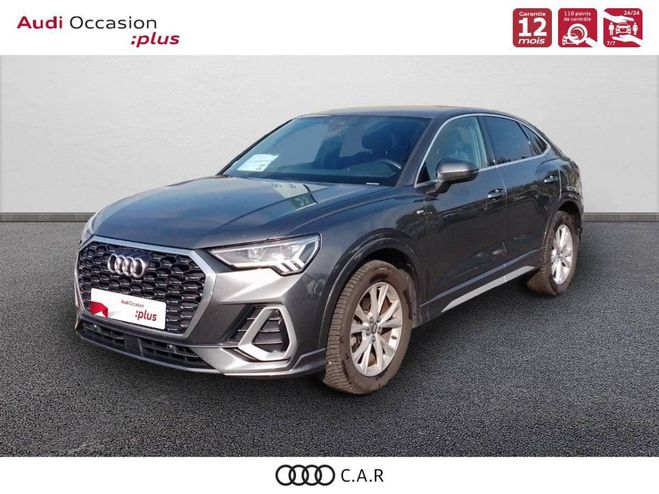 Audi Q3 Sportback 35 TDI 150 ch S tronic 7 S lin Gris de 2020