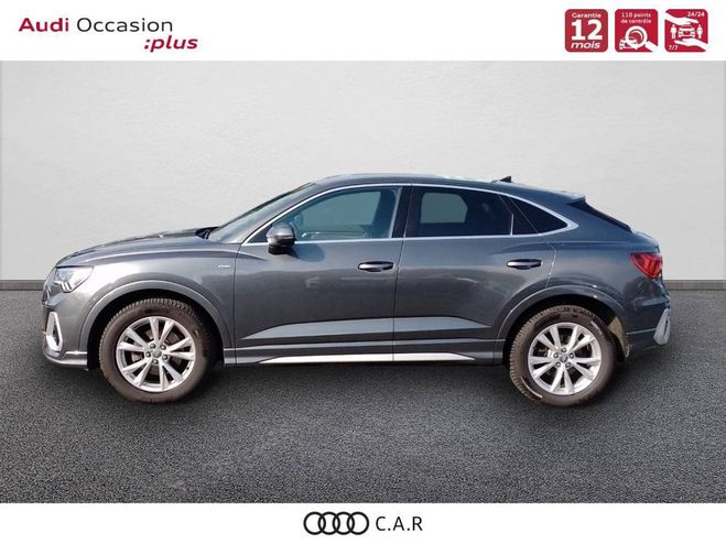 Audi Q3 Sportback 35 TDI 150 ch S tronic 7 S lin Gris de 2020