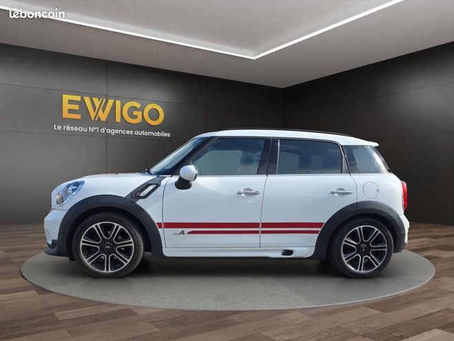 Mini Countryman 2.0 SD 145 COOPER JOHN WORKS ALL4 GARANT Blanc de 2014