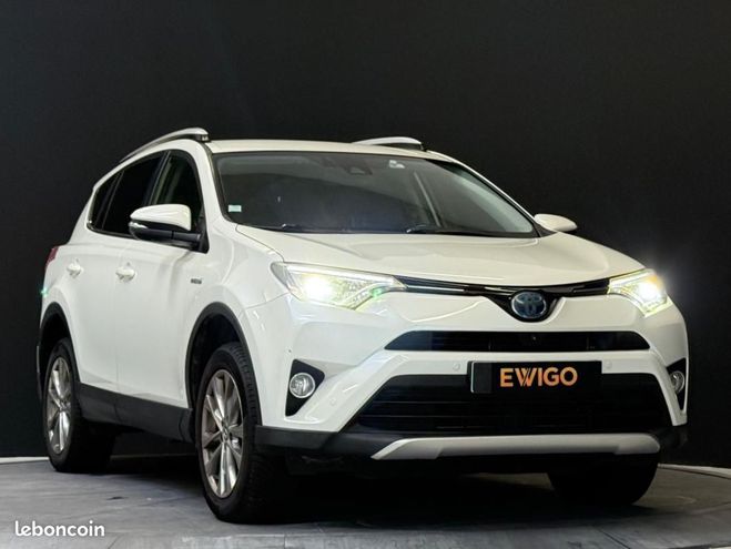 Toyota RAV 4 LOUNGE 2.5 197CH FULL-HYBRID BVA Blanc de 2016