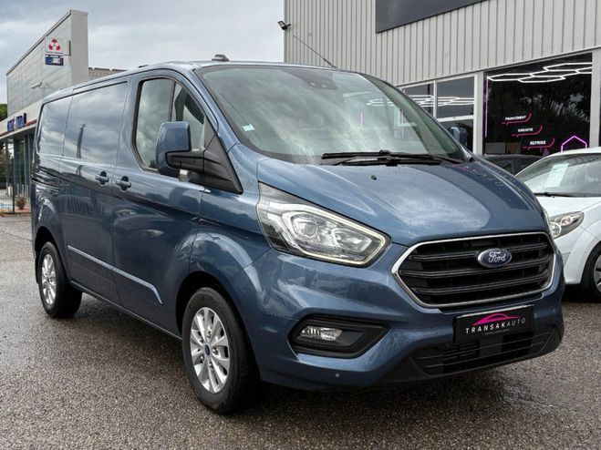 Cliquer pour voir la photo suivante Ford Transit CUSTOM FOURGON LIMITED 2.0 130 ch ~ Camé Bleu de 2019