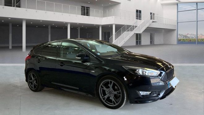 Ford Focus 2.0 TDCI 150CH STOP&START ST LINE POWERS Noir de 2017