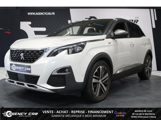 Peugeot 3008 2.0 BlueHDi 180 BV EAT6 GT 1ere main Sui BLANC de 2017