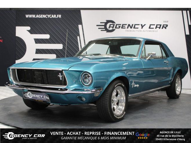 Ford Mustang Coupe 68 Boite Auto Small Block 289 Enti Turquoise de 1968
