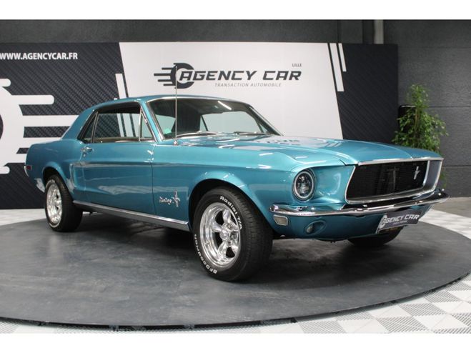 Ford Mustang Coupe 68 Boite Auto Small Block 289 Enti Turquoise de 1968
