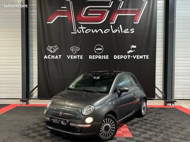 Fiat 500 1.2 8v 69ch Lounge Gris de 2012